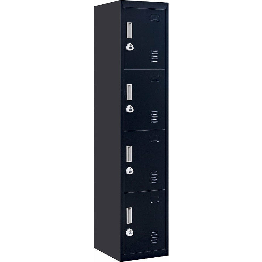 4-Door Vertical Locker for Office Gym Shed School Home Storage