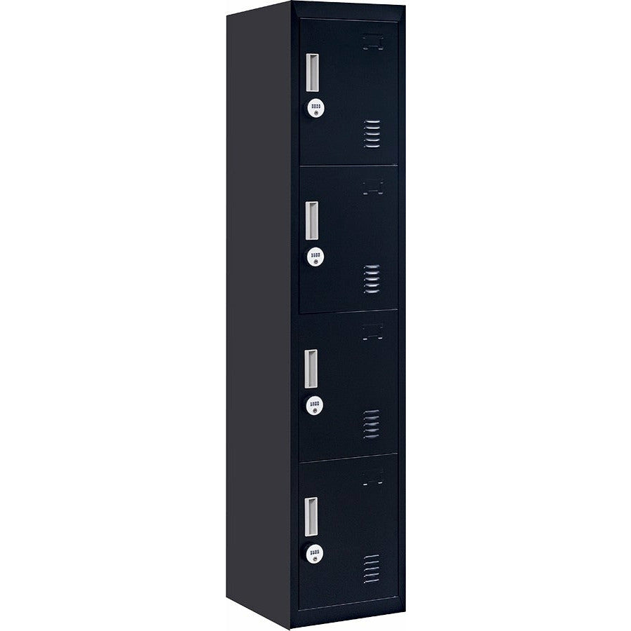 4-Door Vertical Locker for Office Gym Shed School Home Storage