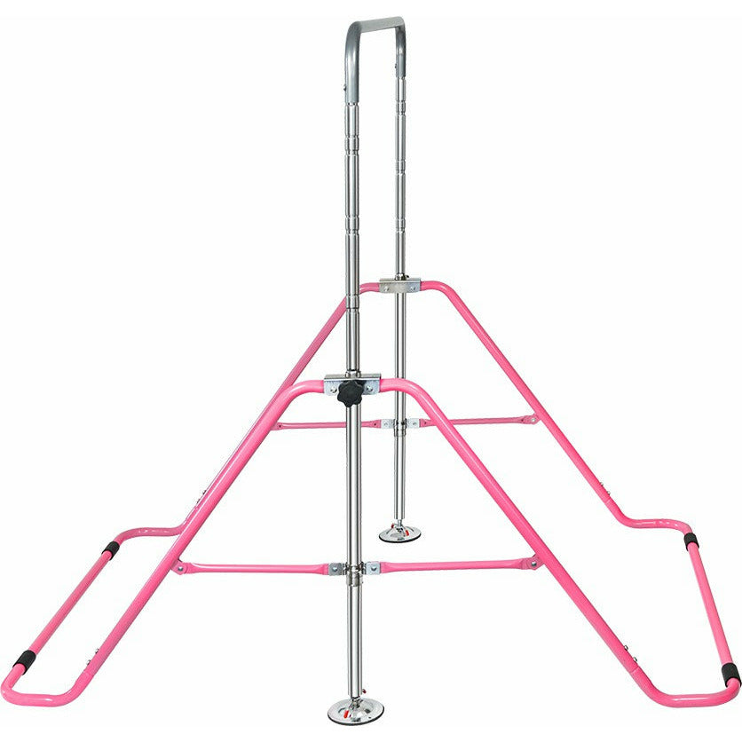 Kids Gymnastics Bars Training Horizontal Bar Monkey Kip Bar Pink