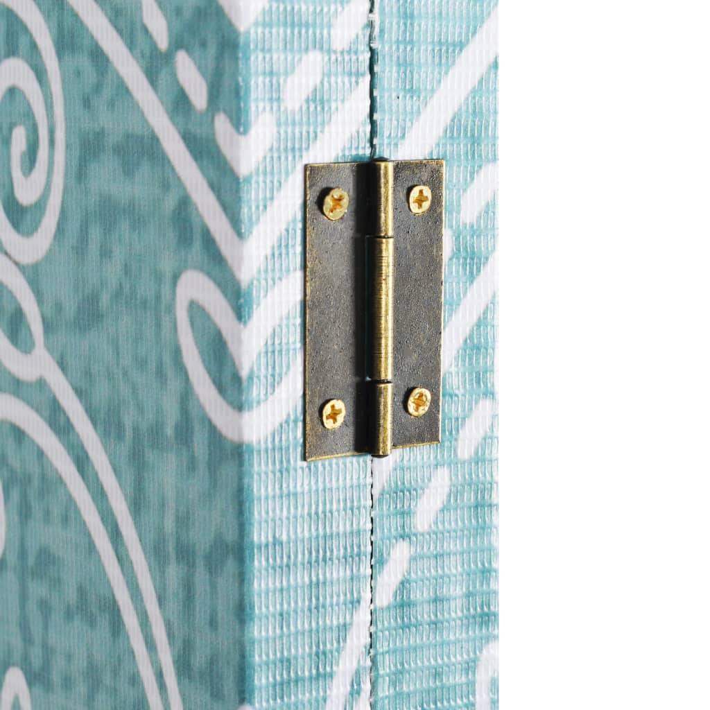 Folding Room Divider 228x180 cm Butterfly Blue