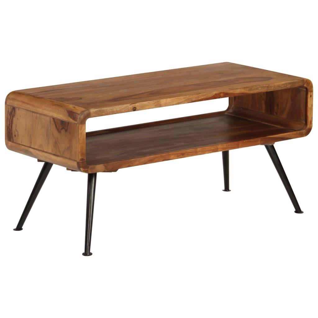 Coffee Table Solid Acacia Wood 95x40x45 cm