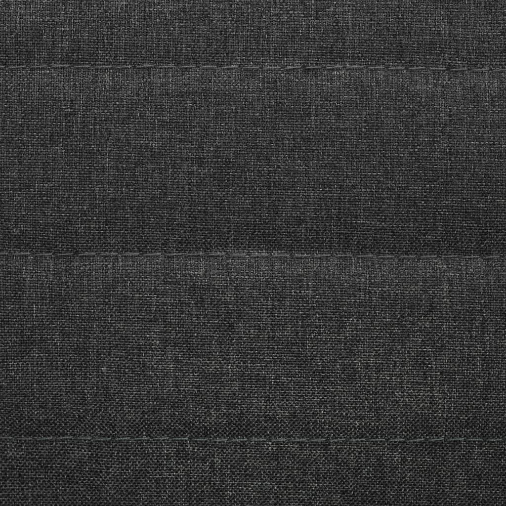 Dining Chairs 6 pcs Dark Grey Fabric