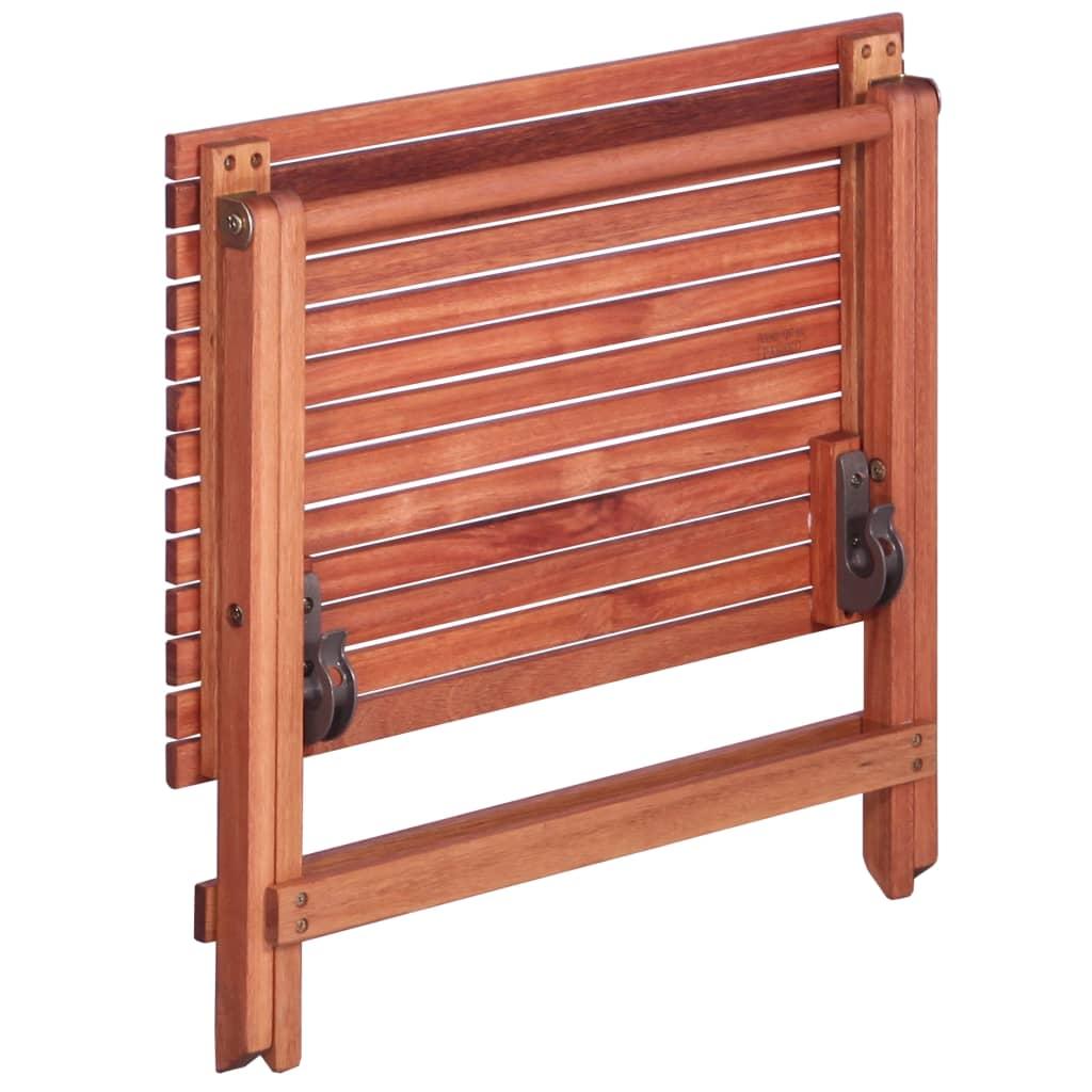 4 Piece Outdoor Dining Set for Children Solid Eucalyptus Wood