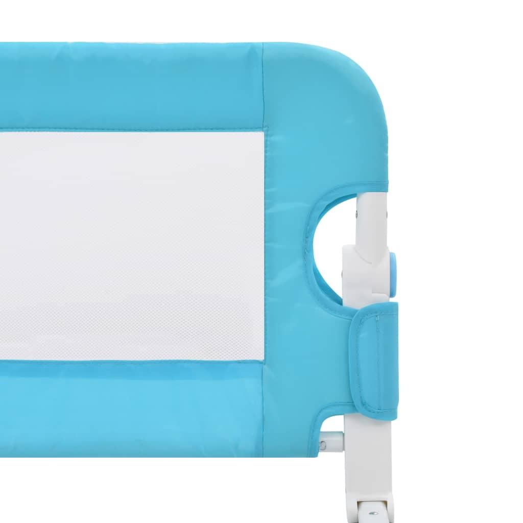 Toddler Safety Bed Rail Blue 120x42 cm Polyester