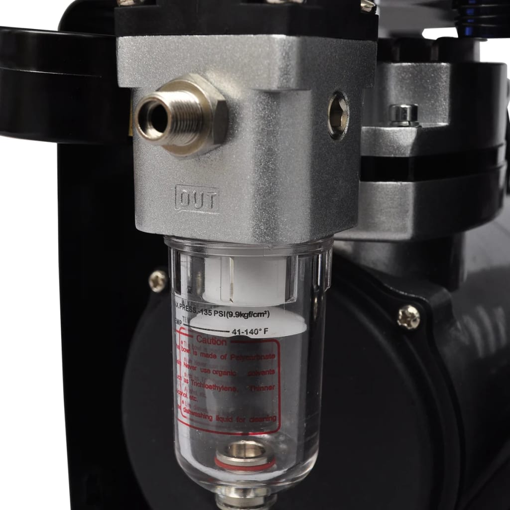 Airbrush compressor set with 3 pistols 255 x 135 x 220 mm