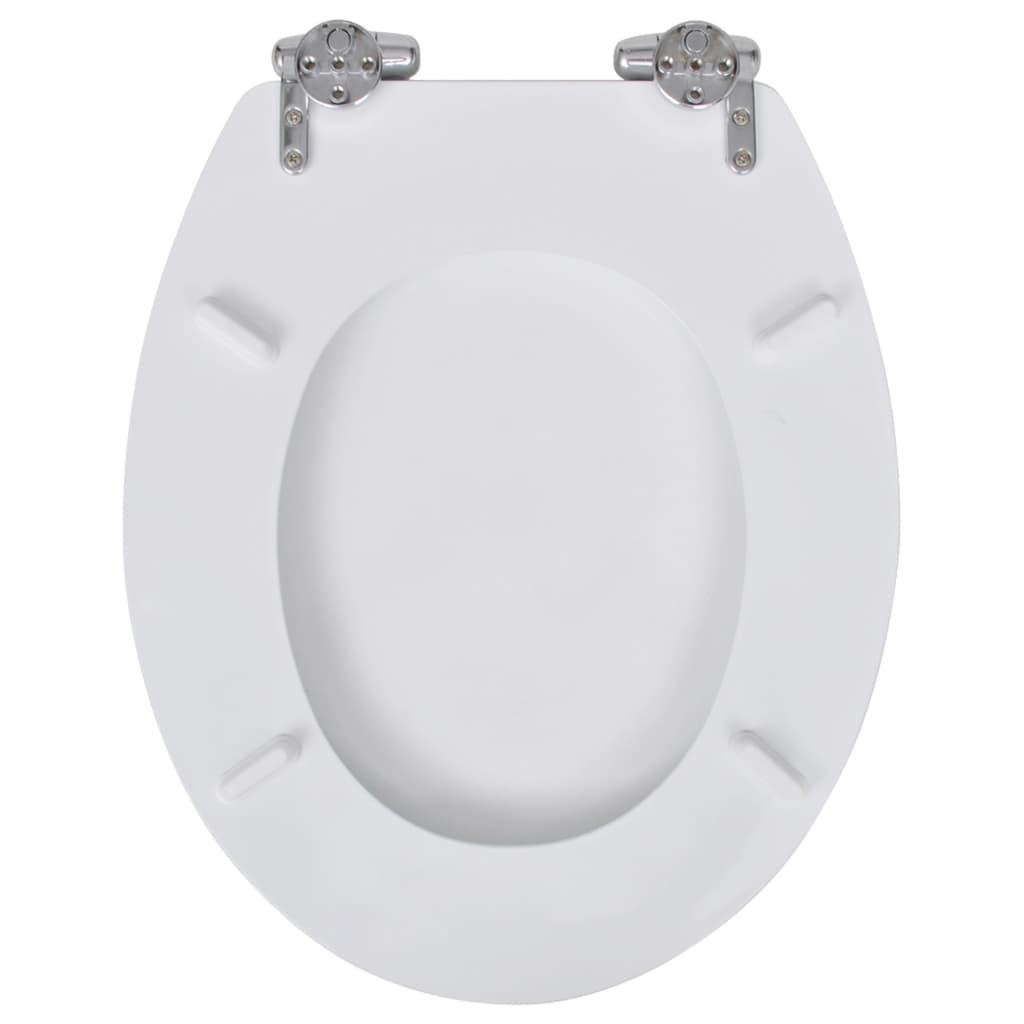 Toilet Seats with Soft Close Lids MDF White