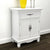 Wooden Cabinet with 2 Doors 1 Drawer White
