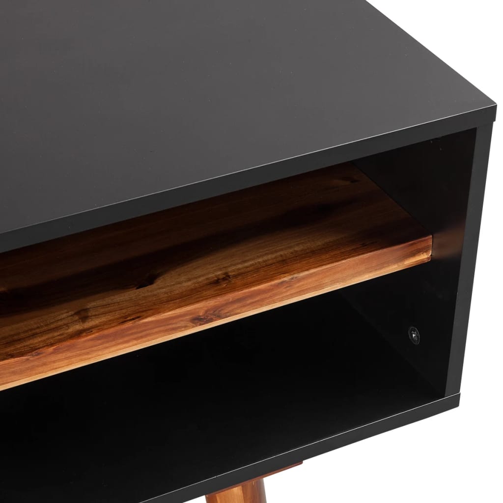 TV Cabinet 120x35x50 cm Solid Acacia Wood