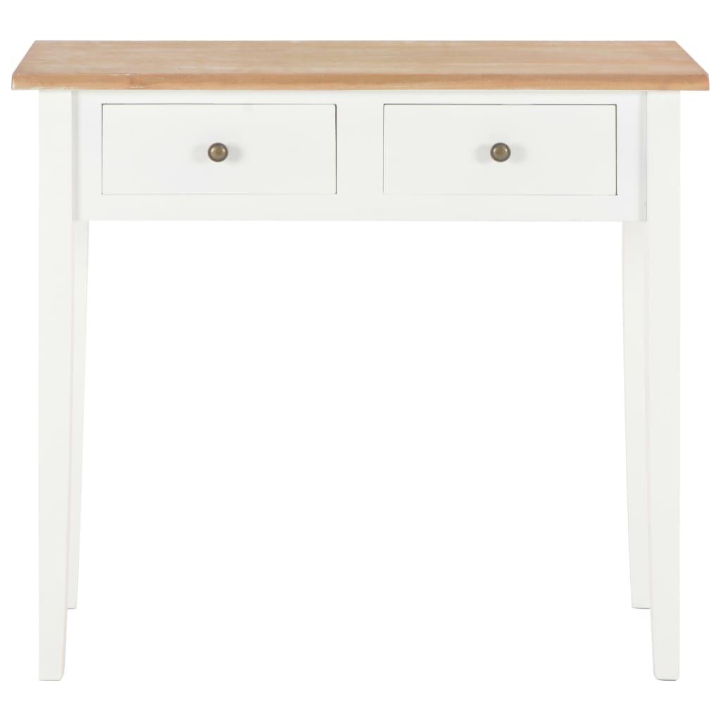 Dressing Console Table White 79x30x74 cm Wood