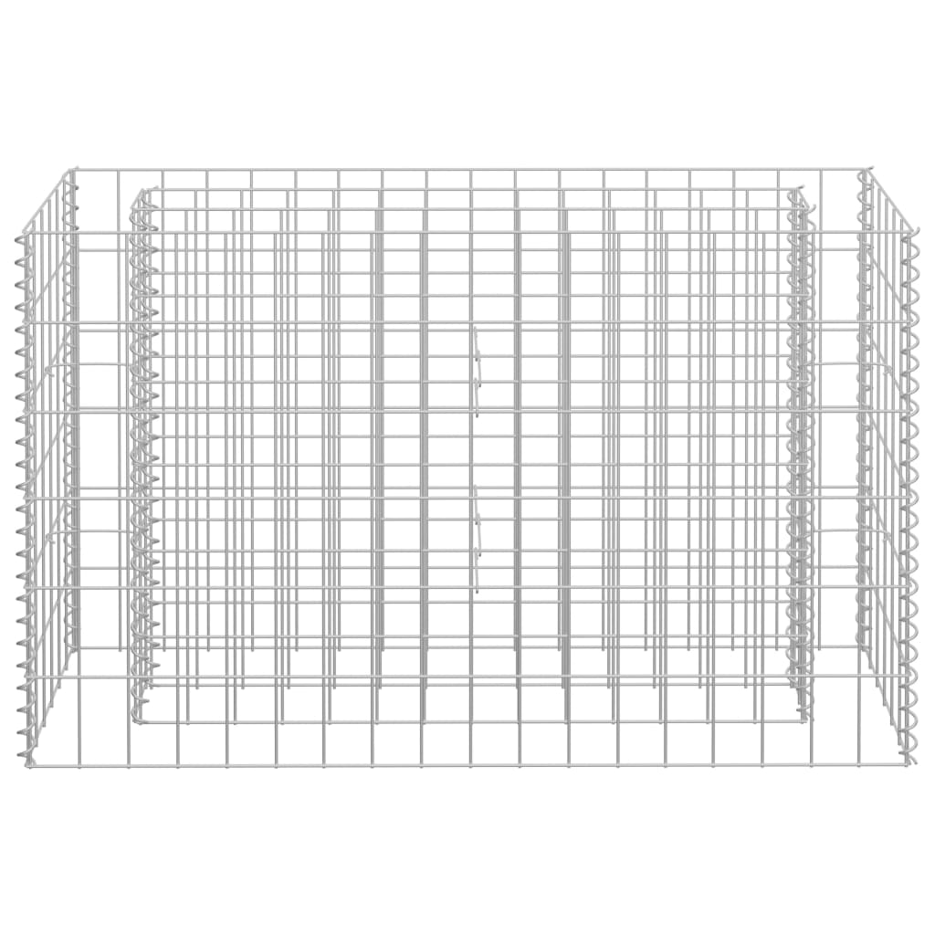 Gabion Raised Bed Galvanised Steel 90x30x60 cm