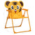 3 Piece Kids' Garden Bistro Set with Parasol Yellow