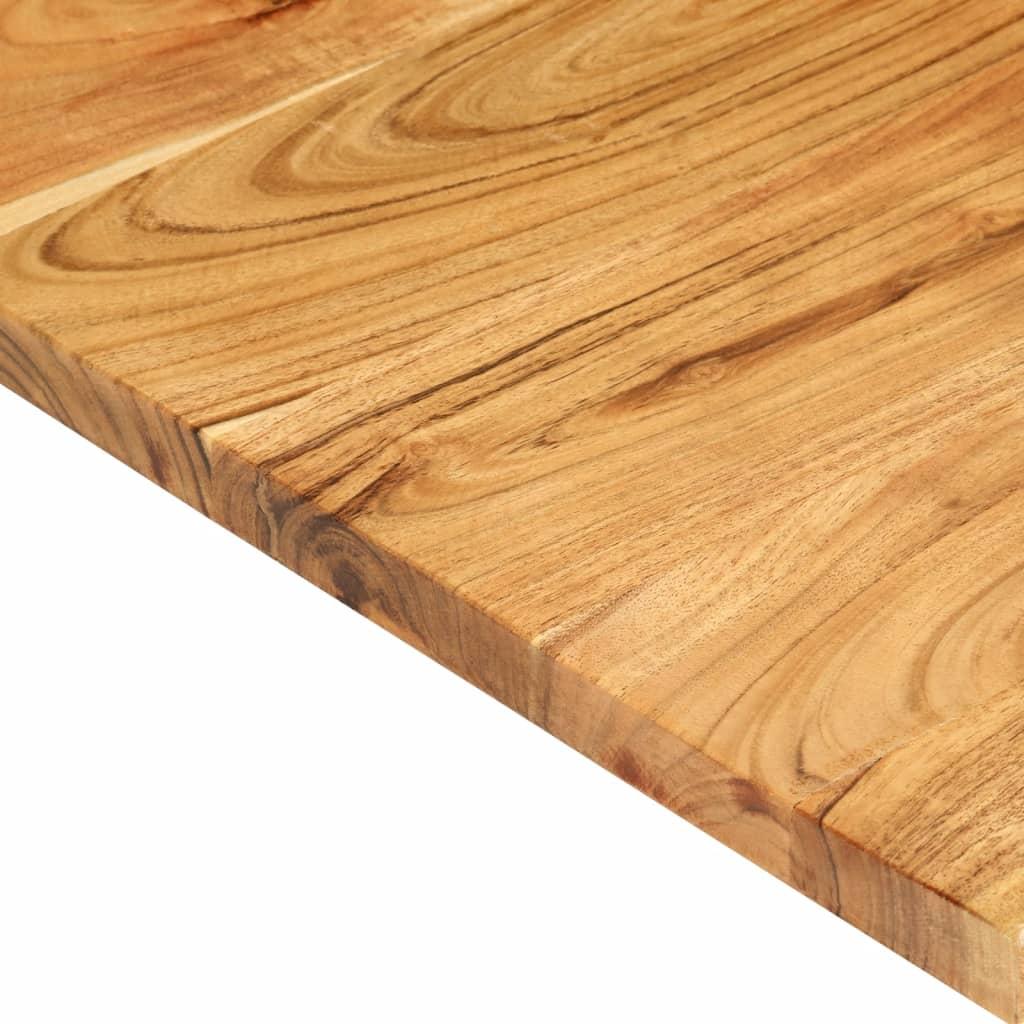 Bathroom Vanity Top Solid Acacia Wood 58x52x2.5 cm