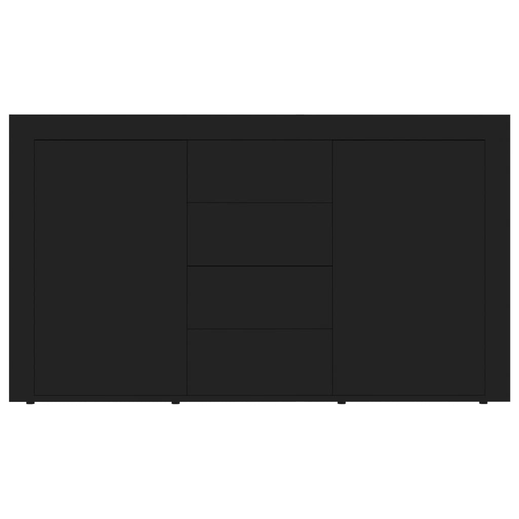 Sideboard Black 120x36x69 cm Engineered Wood