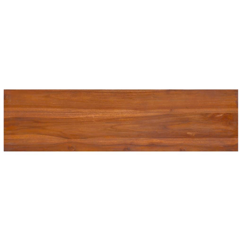 TV Cabinet 112x30x37 cm Solid Teak Wood