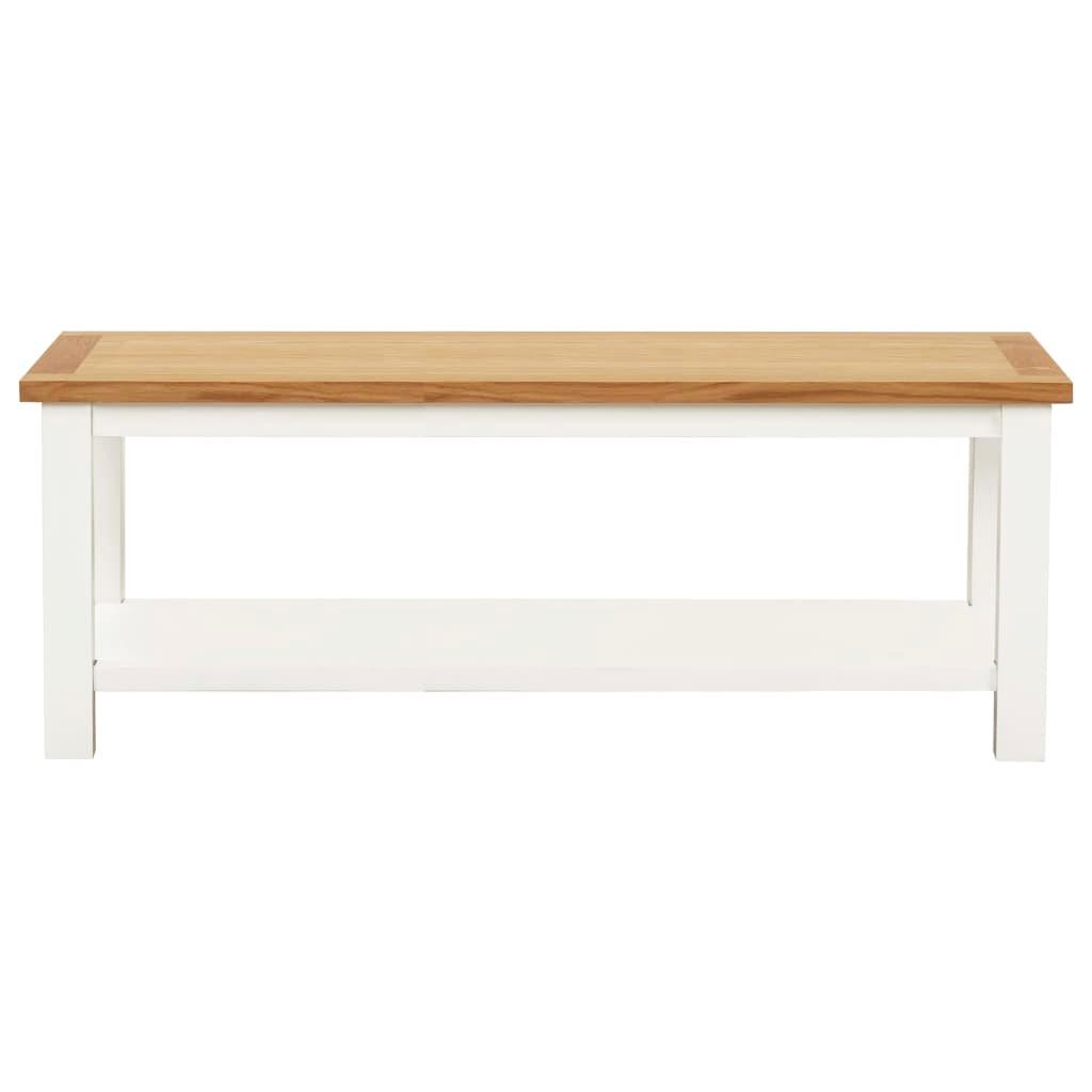 Coffee Table 110x55x40 cm Solid Oak Wood