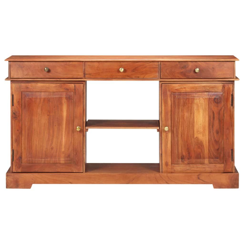 Sideboard 135x35x75 cm Solid Acacia Wood