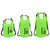 Dry Bag with Zipper Green 20 L PVC