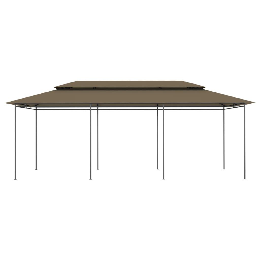 Gazebo 600x298x270 cm Taupe 180 g/m�