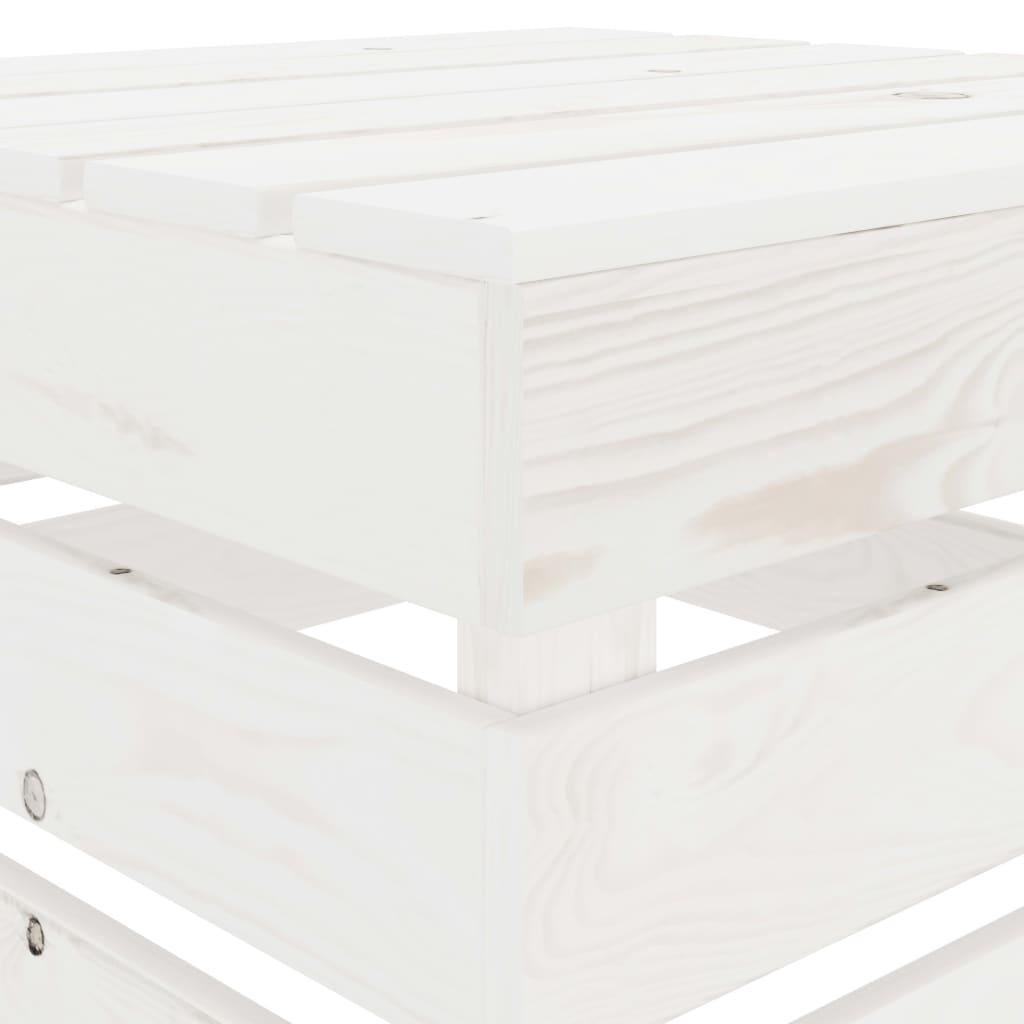 Garden Pallet Table White Wood