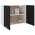 Hanging Cabinet Black 80x31x60 cm Engineered Wood
