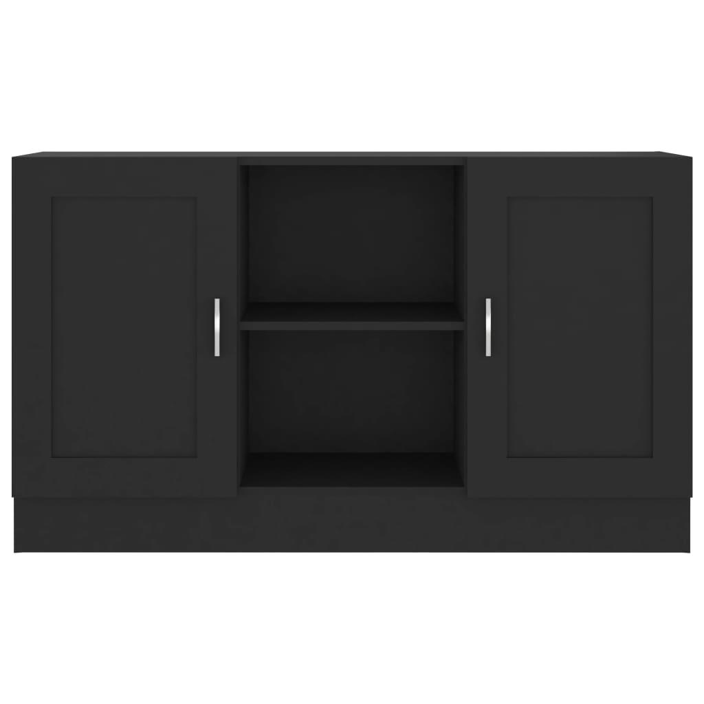 Sideboard Black 120x30.5x70 cm Engineered Wood