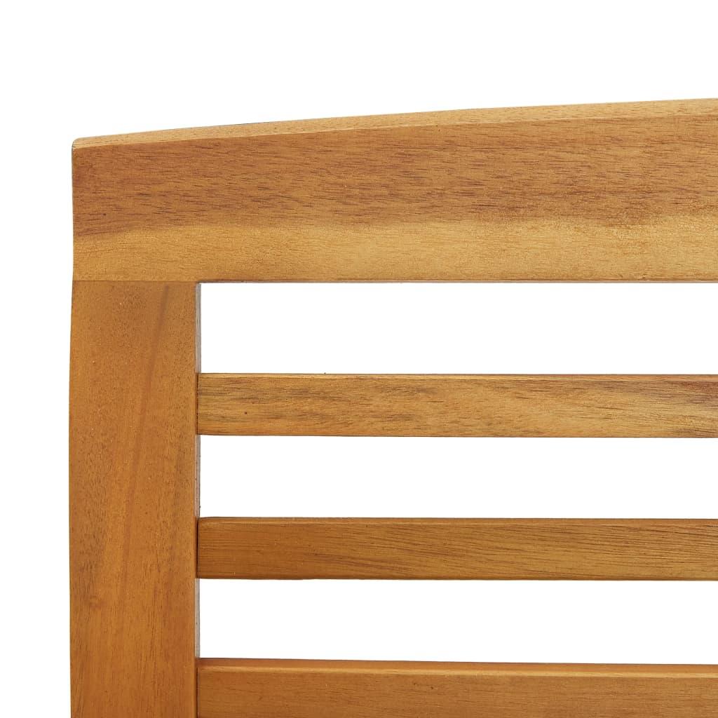 4 Piece Garden Lounge Set Solid Acacia Wood (310266+310272)