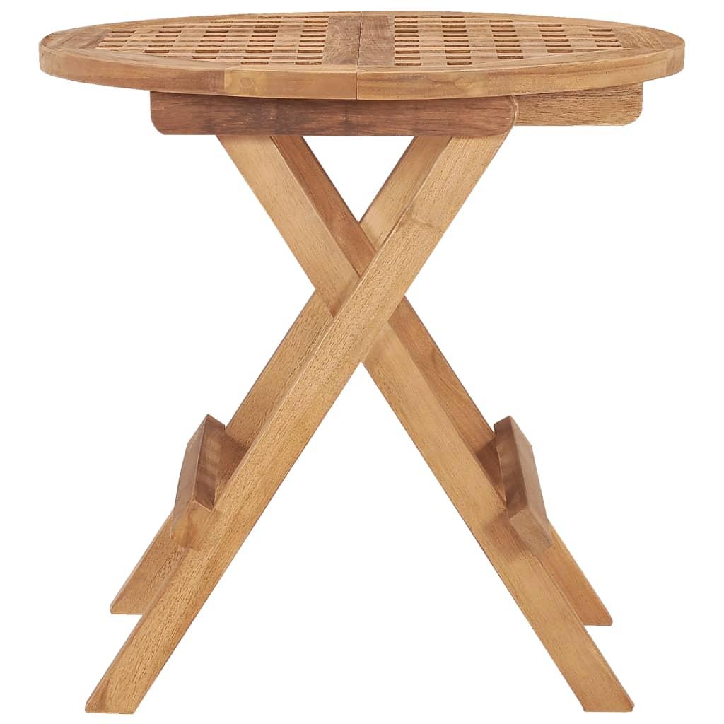 Folding Garden Table 50x50x50 cm Solid Wood Teak