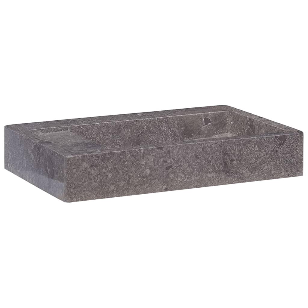 Sink Grey 58x39x10 cm Marble