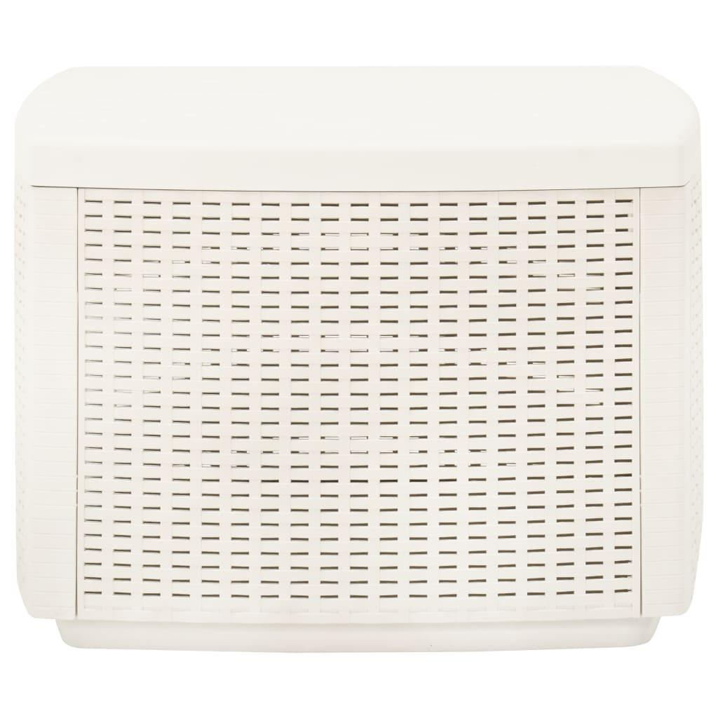 Garden Table White 53x53x40 cm Plastic