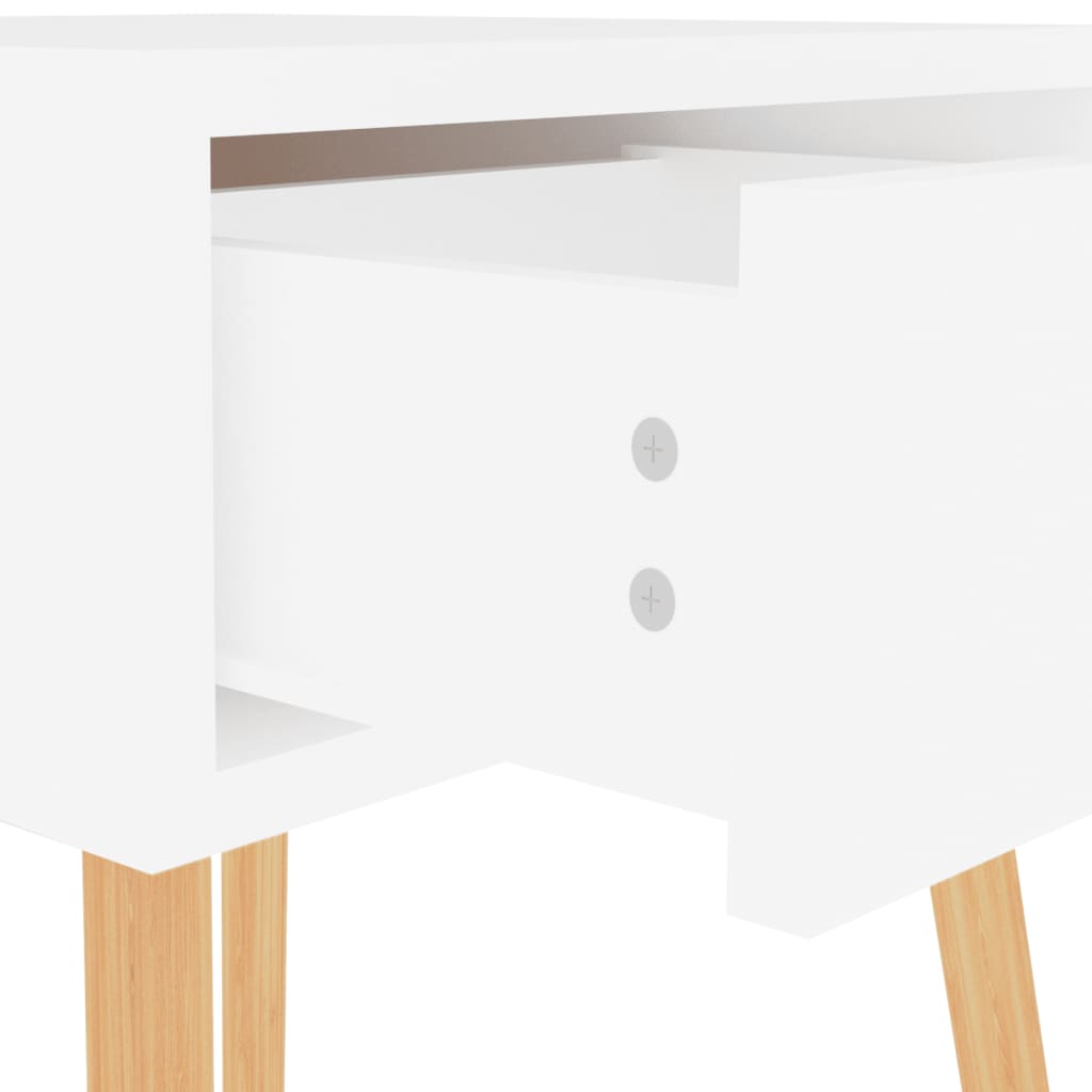 Bedside Cabinets 2 pcs White 40x40x56 cm Engineered Wood