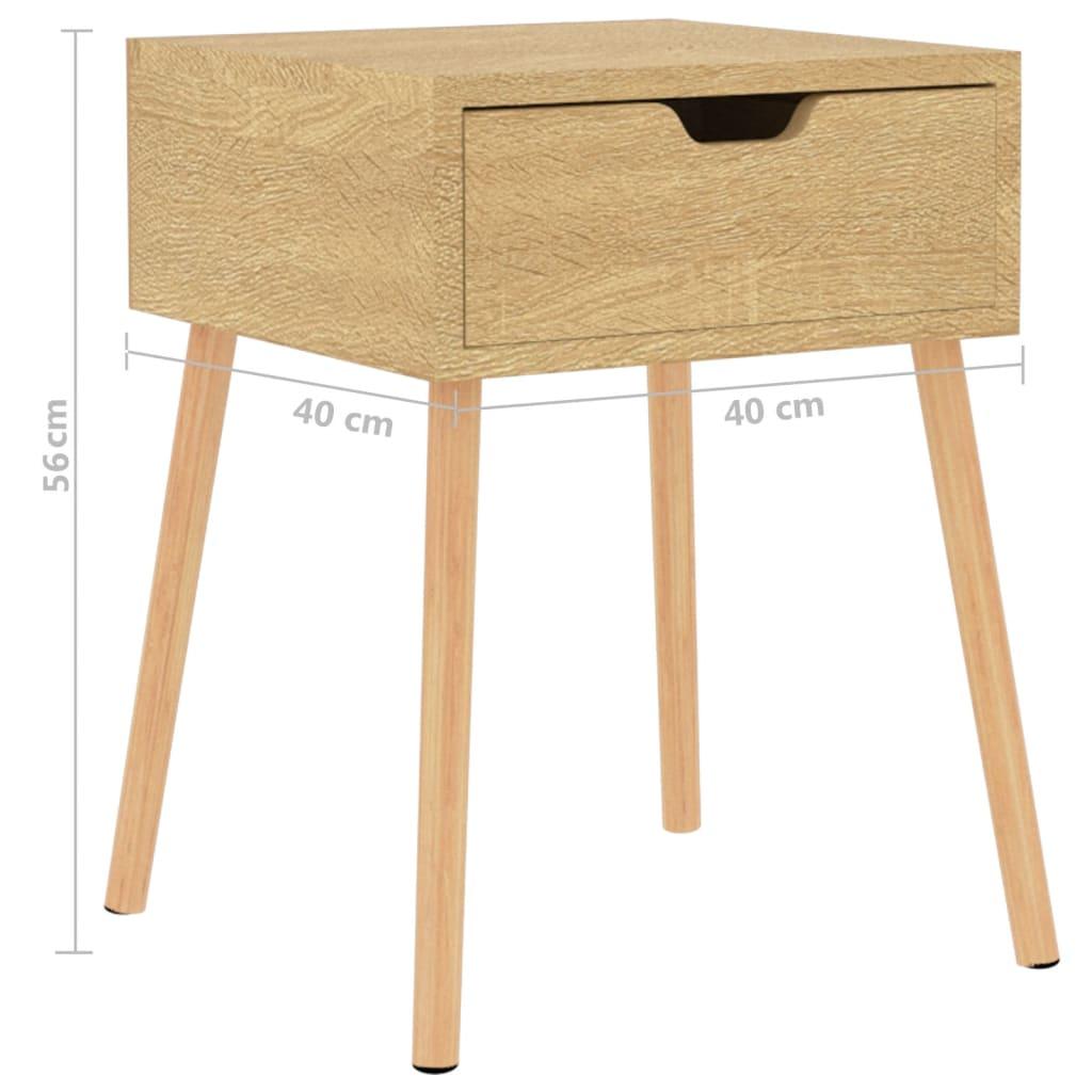 Bedside Cabinets 2 pcs Sonoma Oak 40x40x56 cm Engineered Wood