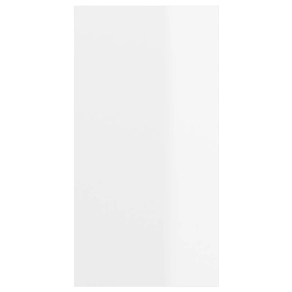 Wall-mounted TV Cabinet High Gloss White 37x37x72 cm Engineered Wood
