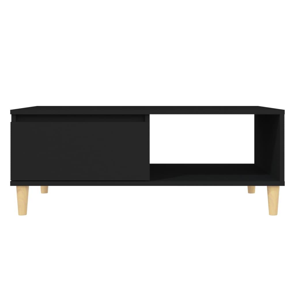 Coffee Table Black 90x60x35 cm Engineered Wood
