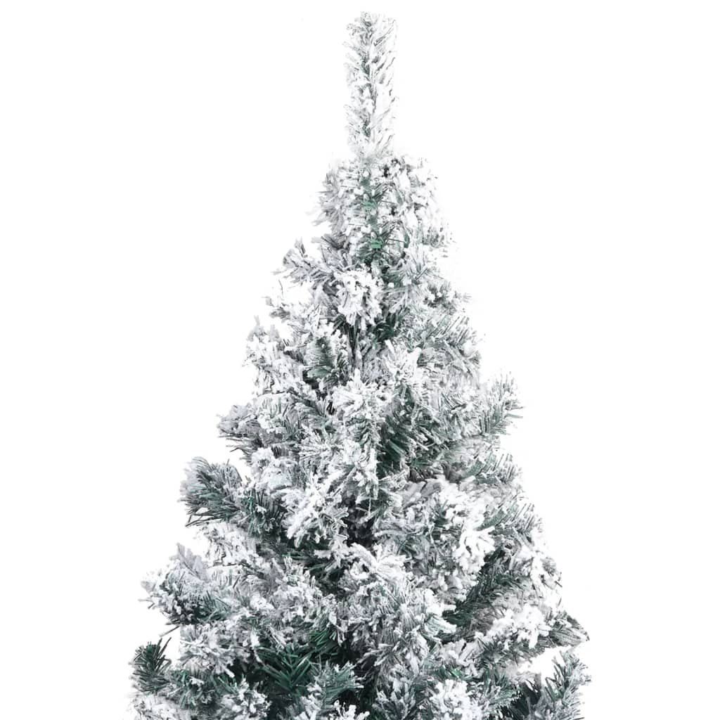 Artificial Christmas Tree with Flocked Snow Green 400cm PVC