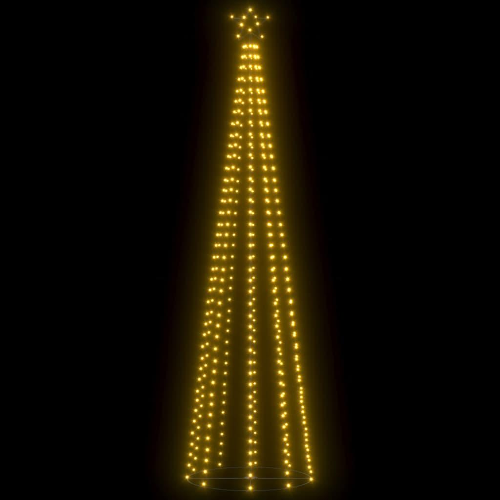 Christmas Cone Tree 400 Warm White LEDs Decoration 100x360 cm