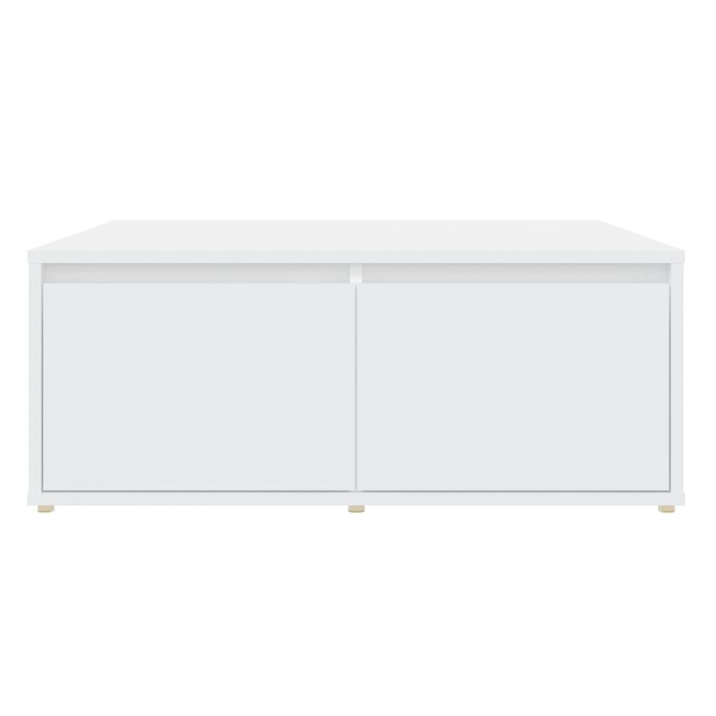 Coffee Table White 80x80x31 cm Engineered Wood