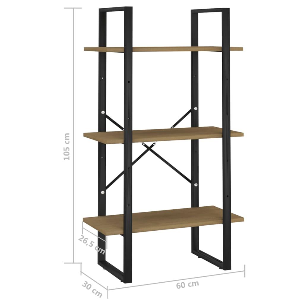 Storage Shelf 60x30x105 cm Solid Pine Wood