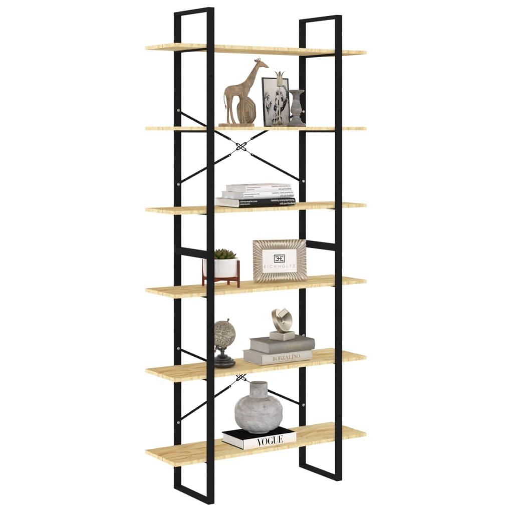 High Cabinet 100x30x210 cm Solid Pine Wood