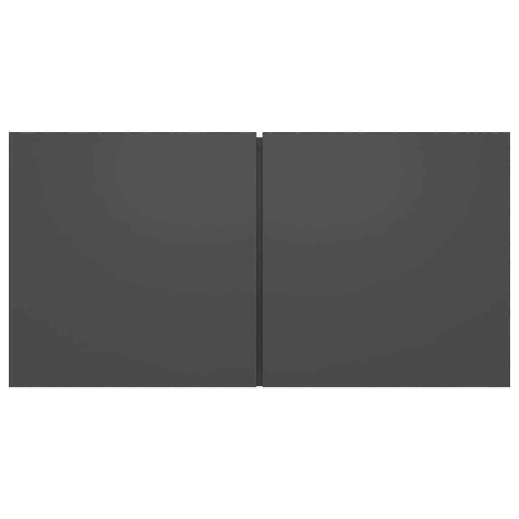 6 Piece TV Cabinet Set Grey Engineered Wood