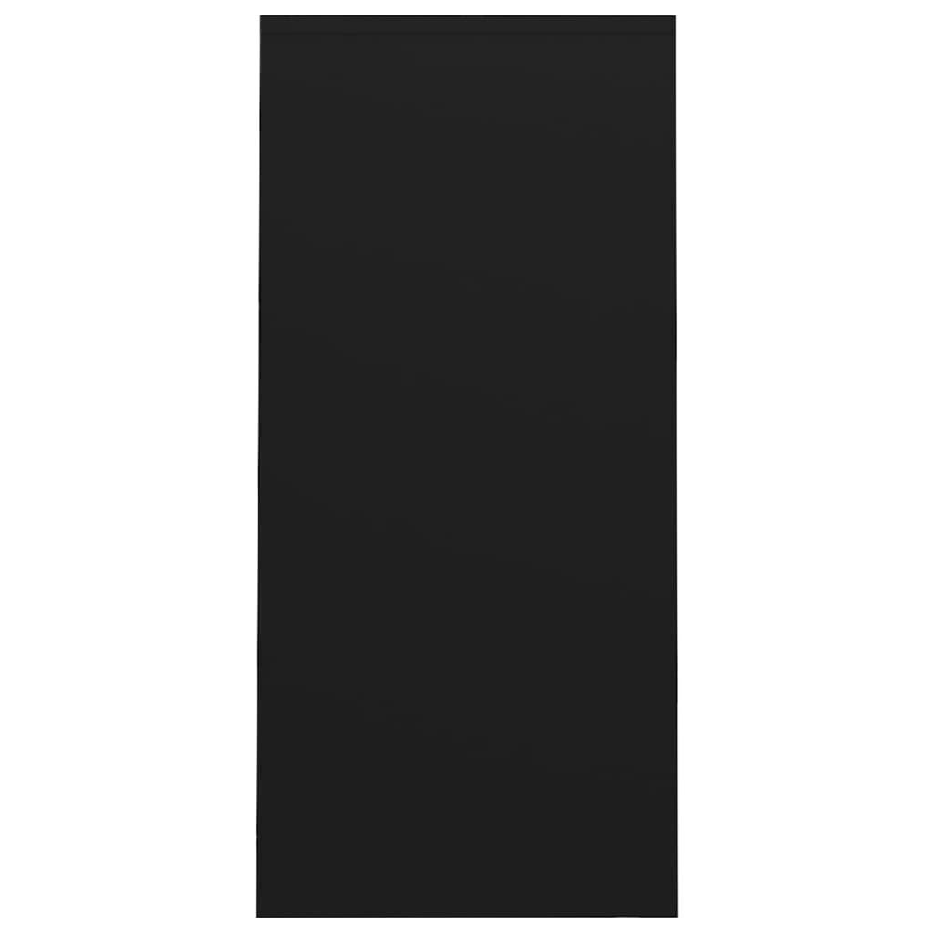 Notebook Desk Black 102.5x35x75 cm Engineered Wood