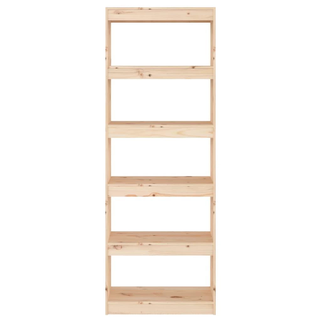 Book Cabinet/Room Divider 60x30x167.5 cm Solid Wood Pine