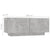 Bedside Cabinet Concrete Grey 100x35x40 cm Engineered Wood