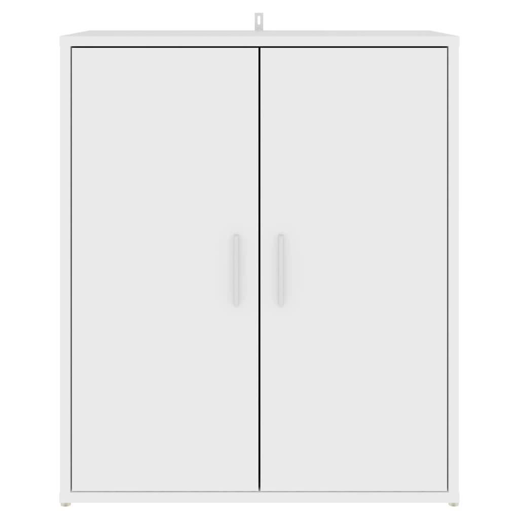 Shoe Cabinet White 60x35x70 cm Engineered Wood