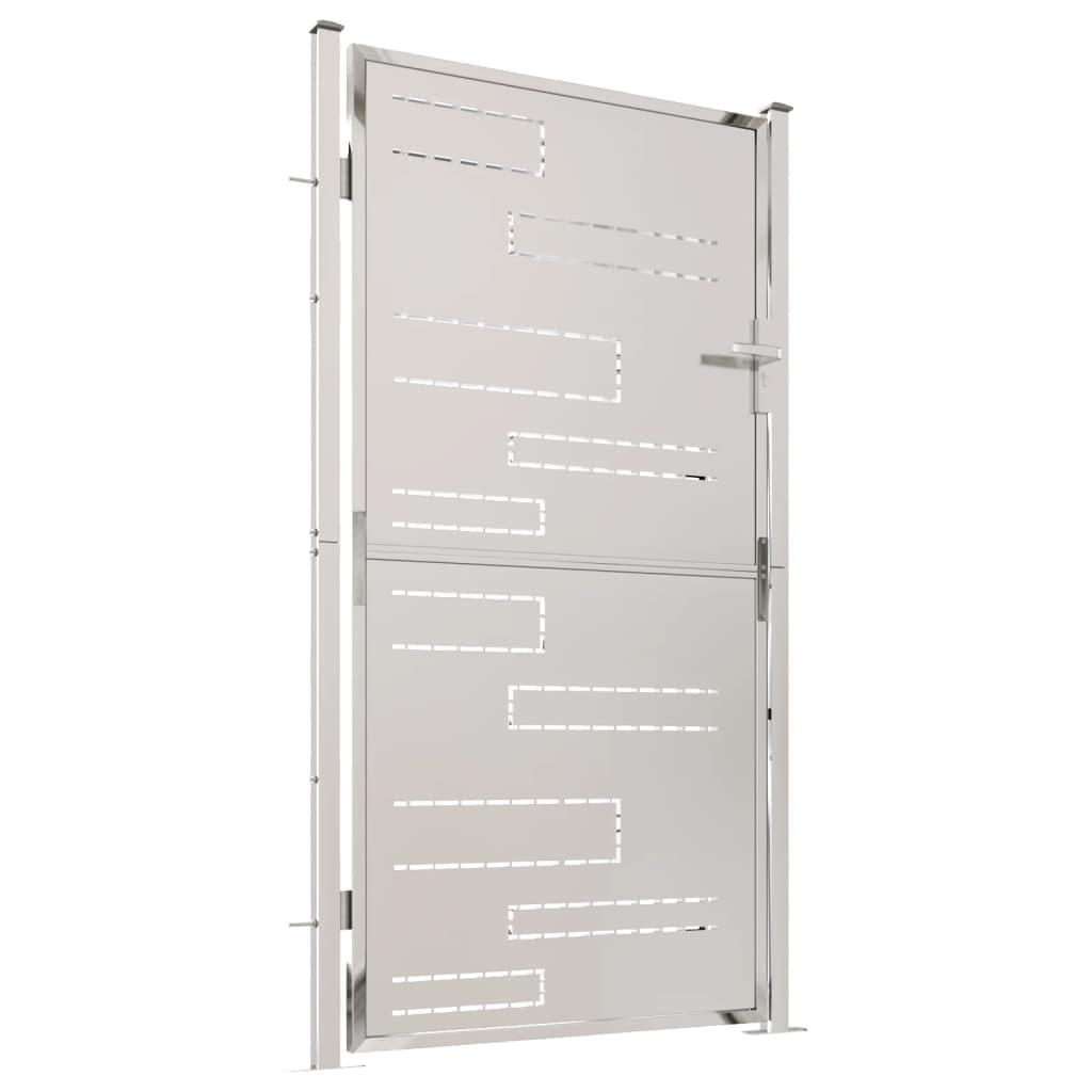 Garden Gate 100x175 cm Stainless Steel