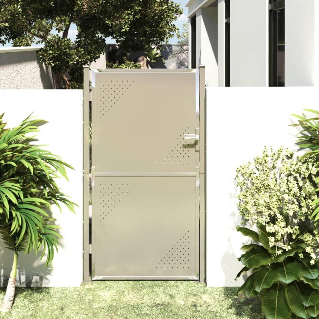 Garden Gate 100x175 cm Stainless Steel