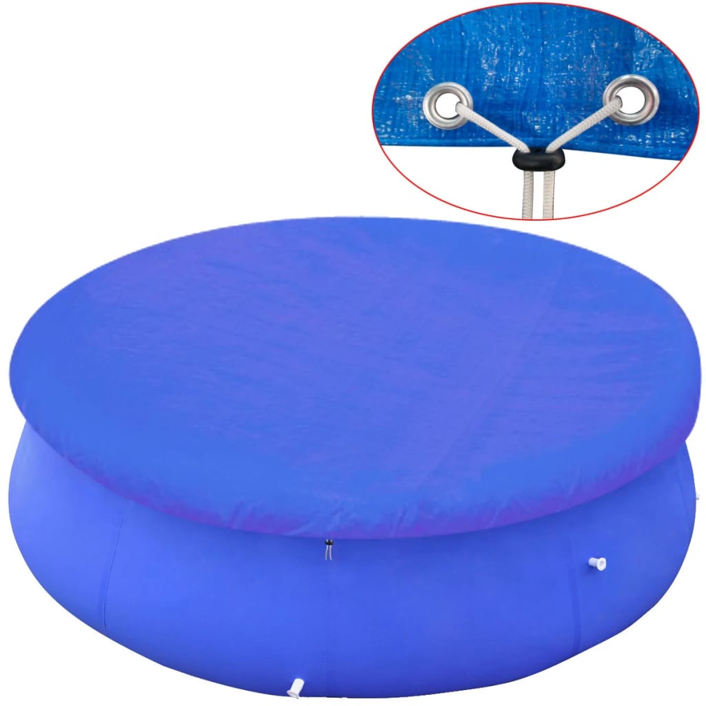 Pool Covers 2 pcs for 300 cm Round Above-Ground Pools