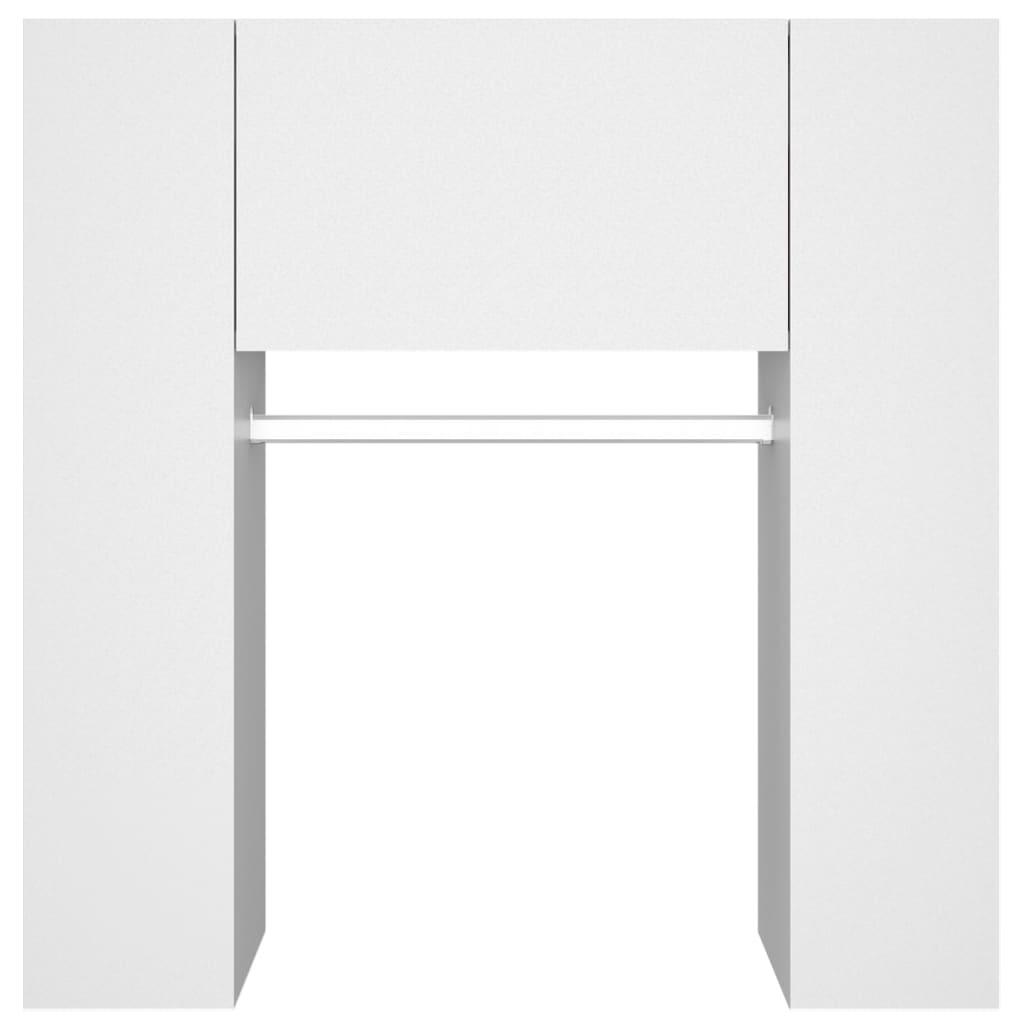 Hallway Cabinets 2 pcs White Engineered Wood