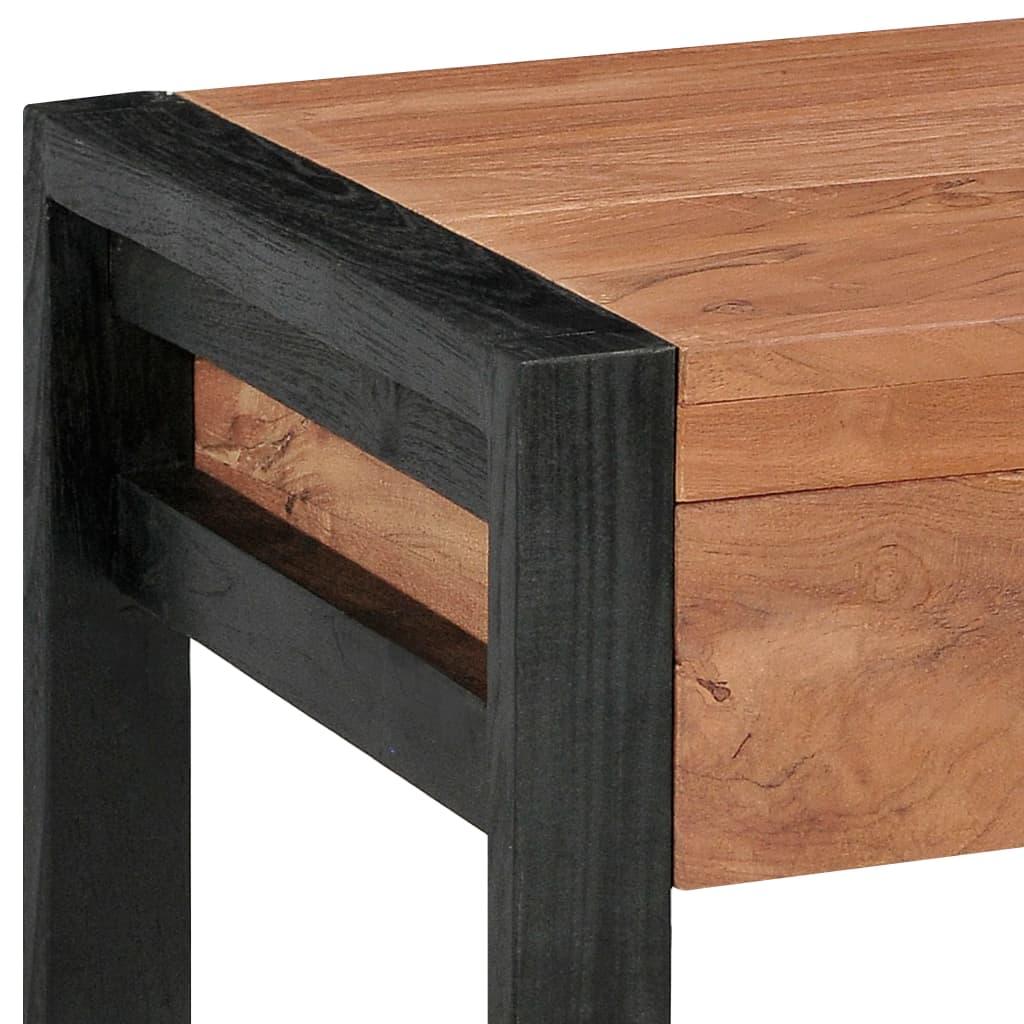 Desk with 2 Drawers 120x40x75 cm Solid Wood Teak