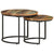 Nesting Tables 2 pcs Solid Wood Reclaimed