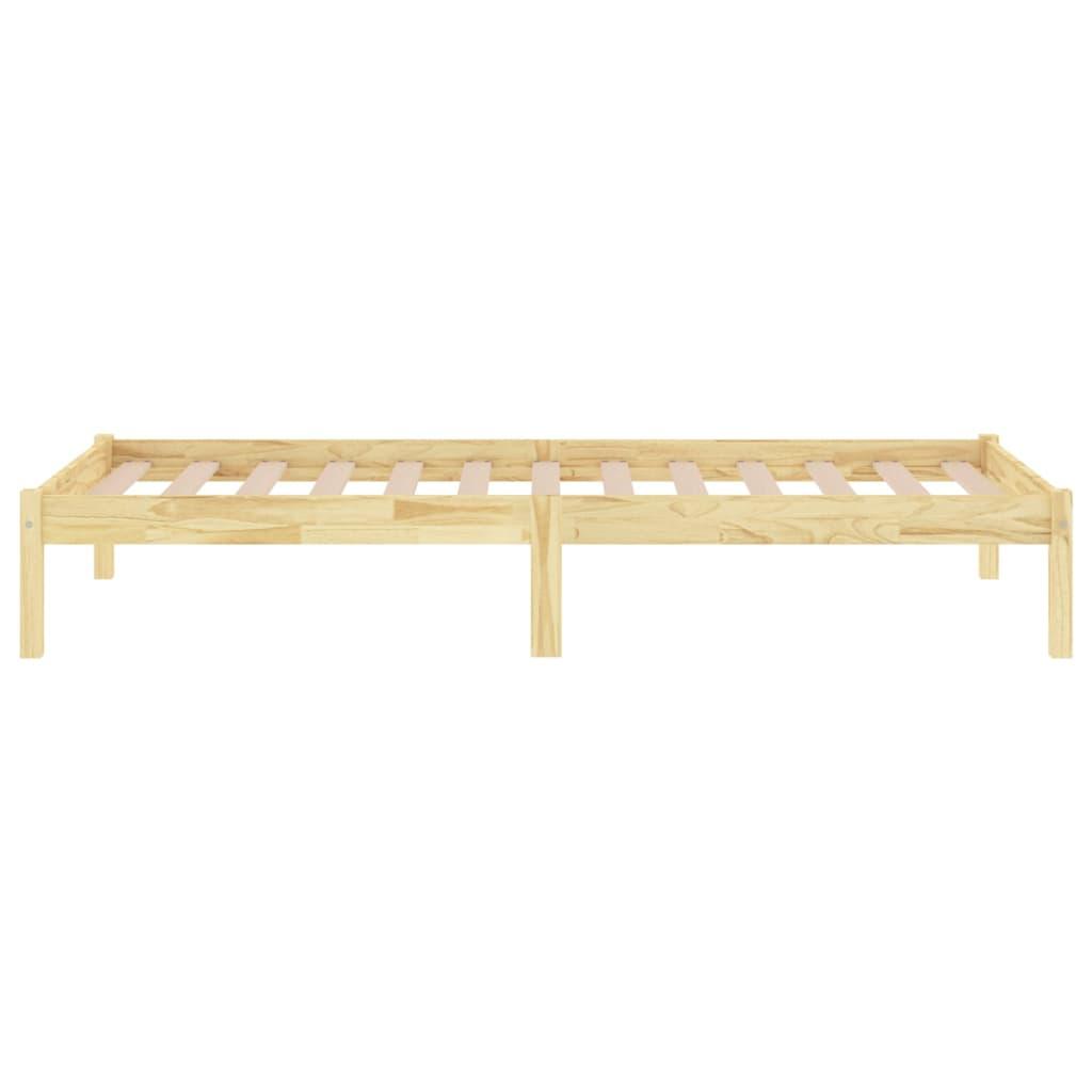 Bed Frame without Mattress Solid Wood 90x190 cm